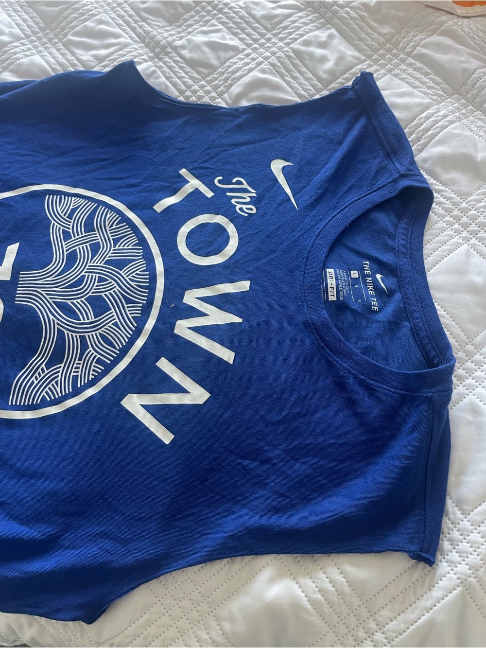 Nike Royal Blue Dri-FIT Graphic Tee